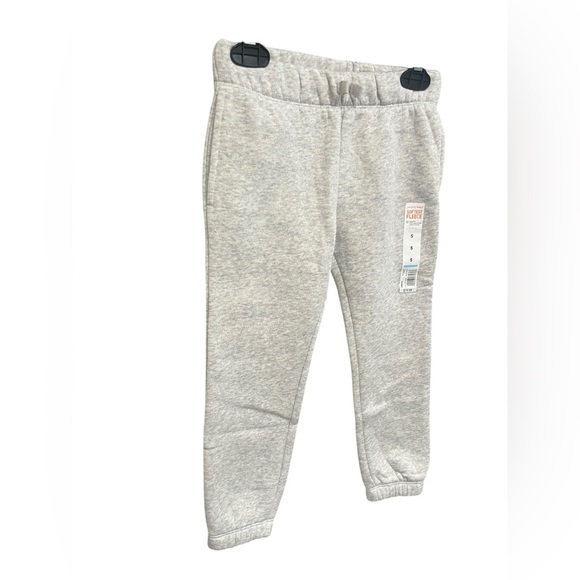 NWT Girls Jumping Bean Fleece Lined Grey Drawstring Joggers - Size 5 - Picture 3 of 8